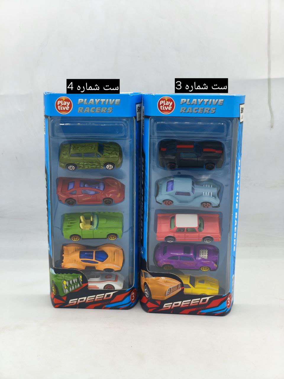 ست اسباب بازی پسرانه دخترانه ماشین فلزی 5 عددی فلزی سنگین سفارش آلمان