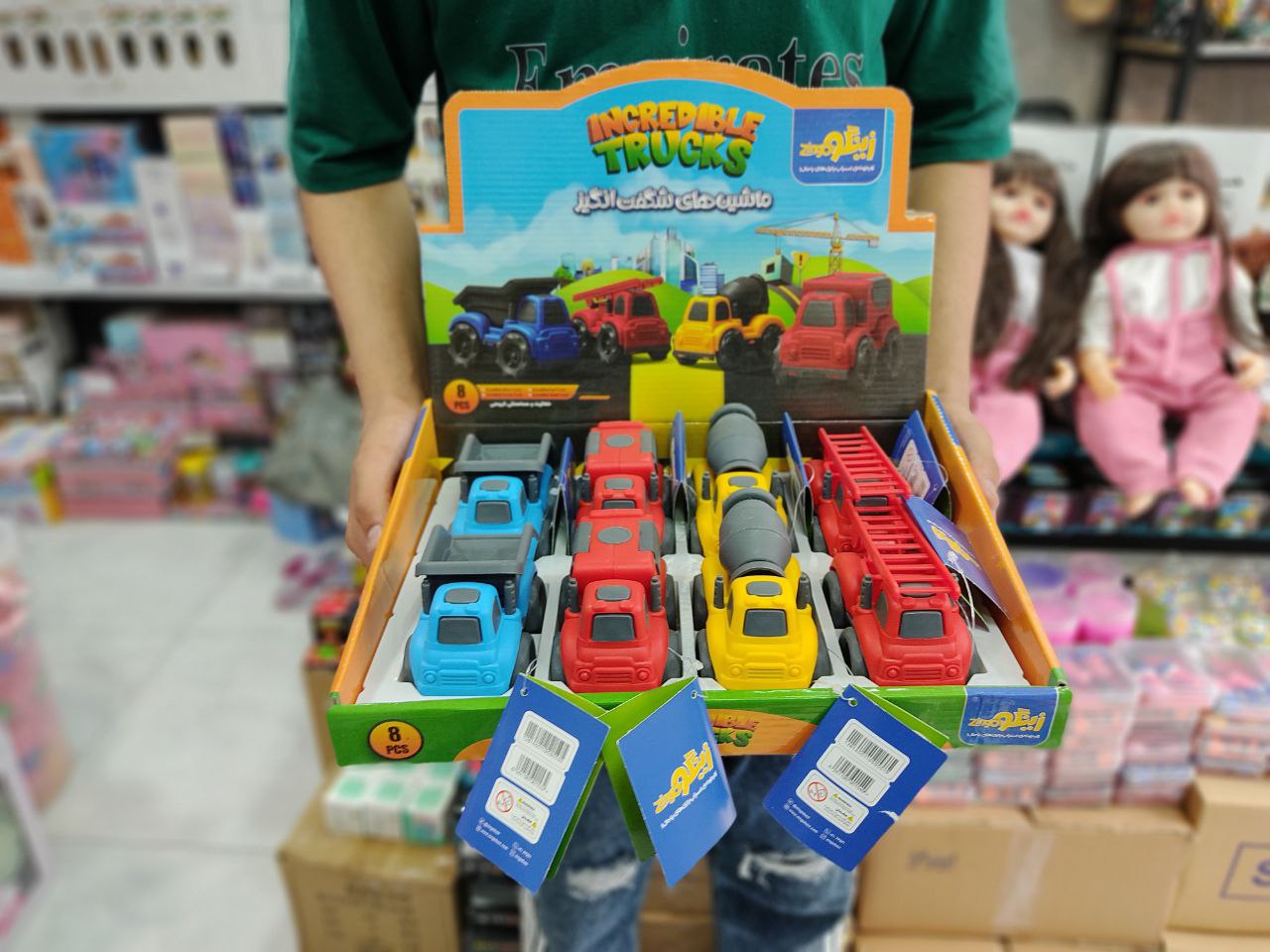 کامیون های اسباب بازی پسرانه شگفت انگیز نشکن