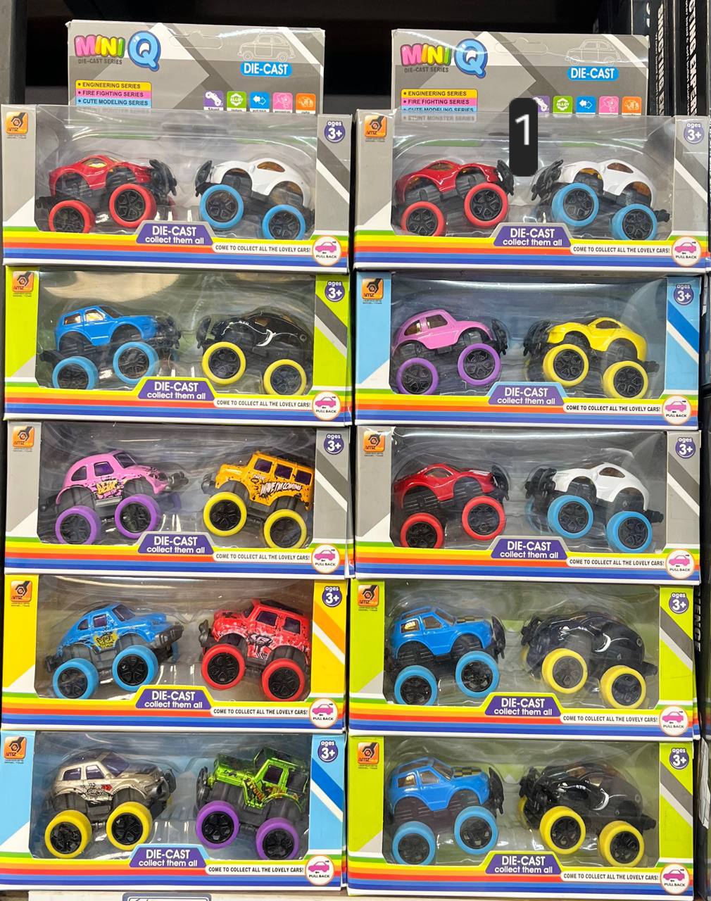 ست ماشین اسباب بازی پسرانه دخترانه دو عددی فلزی عقب کش